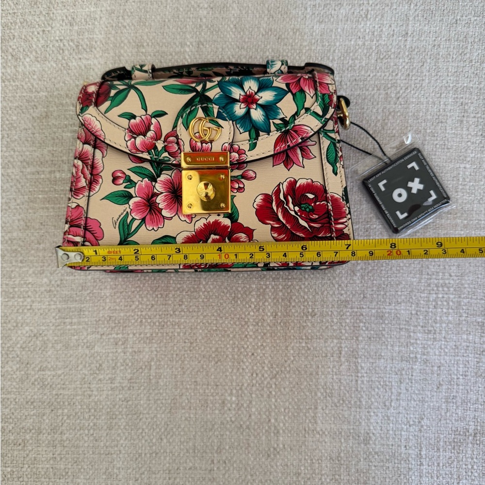 Auth. Gucci LIMITED EDITION Padlock Flower Bag - New Without Tags - Picture 12 of 14